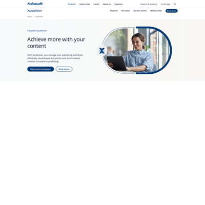 Fabasoft Xpublisher logo